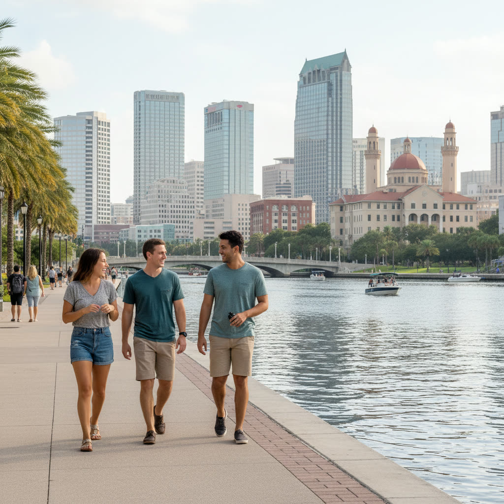 Walking the Tampa Riverwalk: A Friends' Afternoon Itinerary
